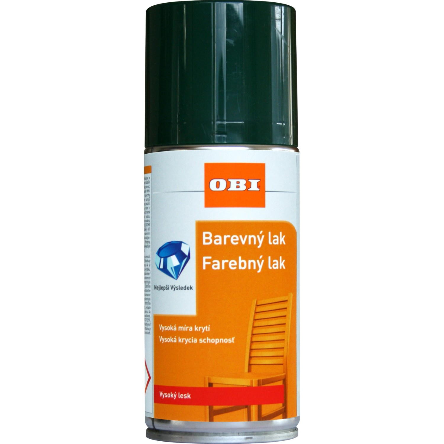 OBI Lak ve spreji vysoce lesklý RAL 6005 mechová zelená 150 ml