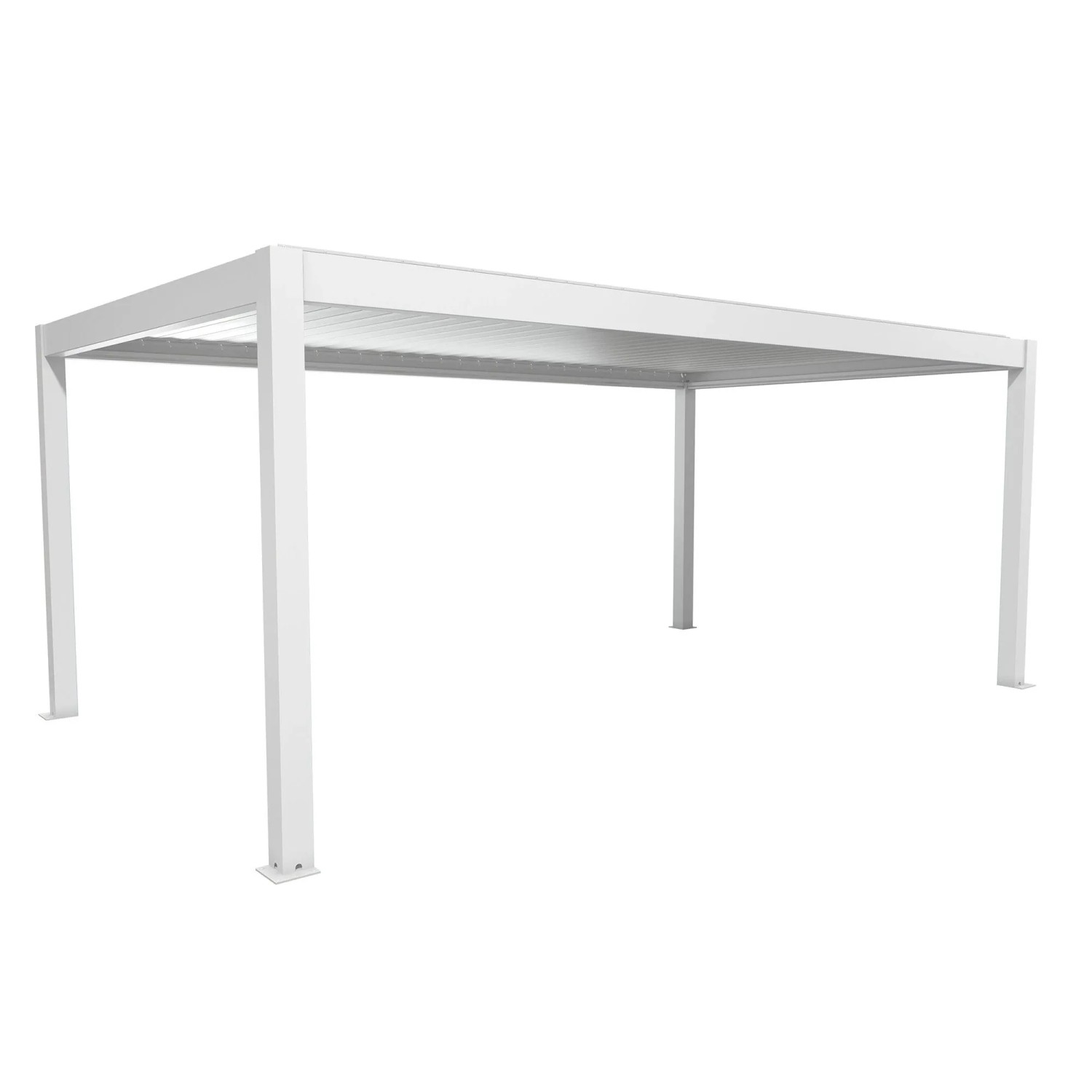 Biohort Pergola 6 x 3,5 bílá/stříbrná 608 x 367,5 cm