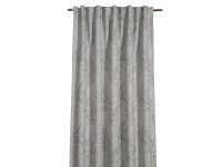 Sehlbach Závěs se skrytými poutky, reliéf větví, tmavě zelený, 175 x 135 cm