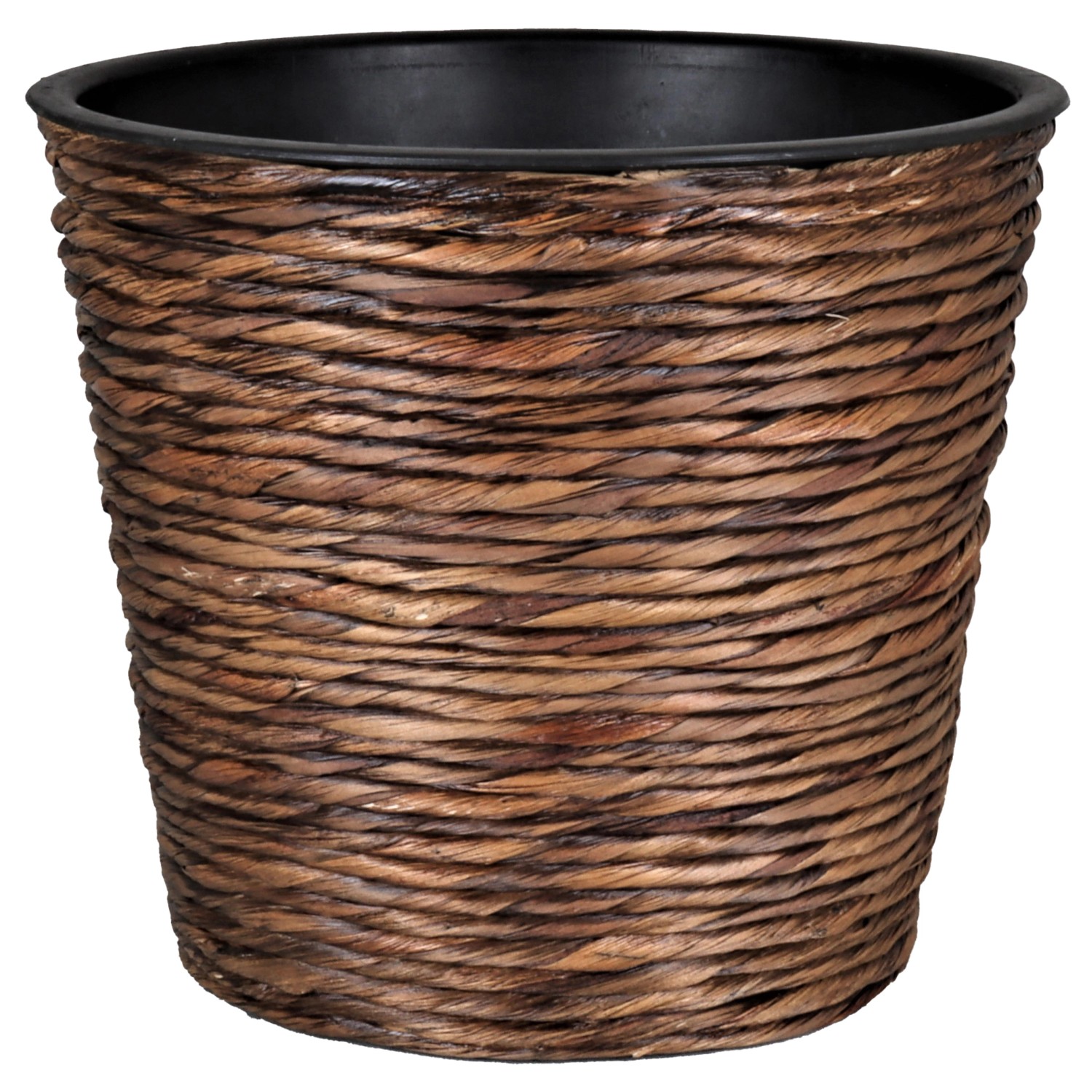 A.H.G. Květináč z vodního hyacintu hnědý pr. 21 x 19 cm