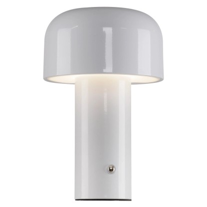 Just Light. Nabíjecí stolní LED lampa Agnes 2700-5000K bílá pr. 12,9 x 21,6 cm