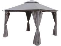 Zahradní altán Caballo, antracitová, 330 x 330 x 290 cm Zahradní altán Caballo, antracitová, 330 x 330 x 290 cm