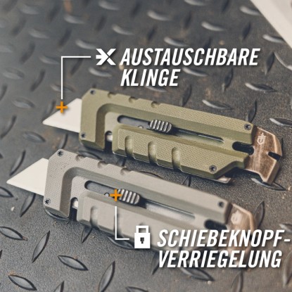 Gerber Prybrid Utility kapesní nástroj s 8 nástroji, včetně vyměnitelné čepele a posuvného zámku knoflíku.