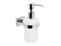 Novaservis Nástěnný dávkovač mýdla Ferro Greta, chrom/sklo, 150 ml