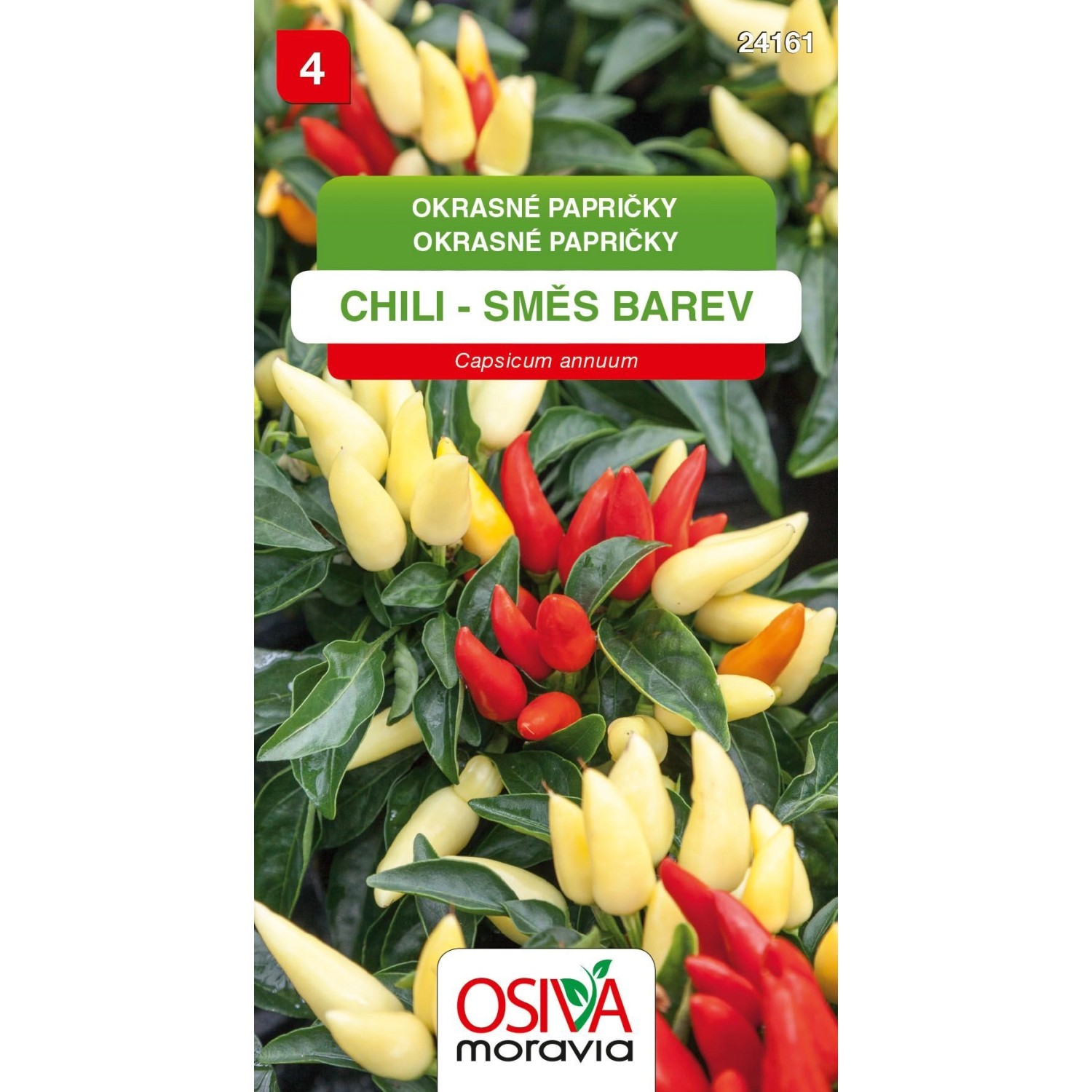 Semínka Okrasné papričky Chili směs barev (Capsicum annuum)