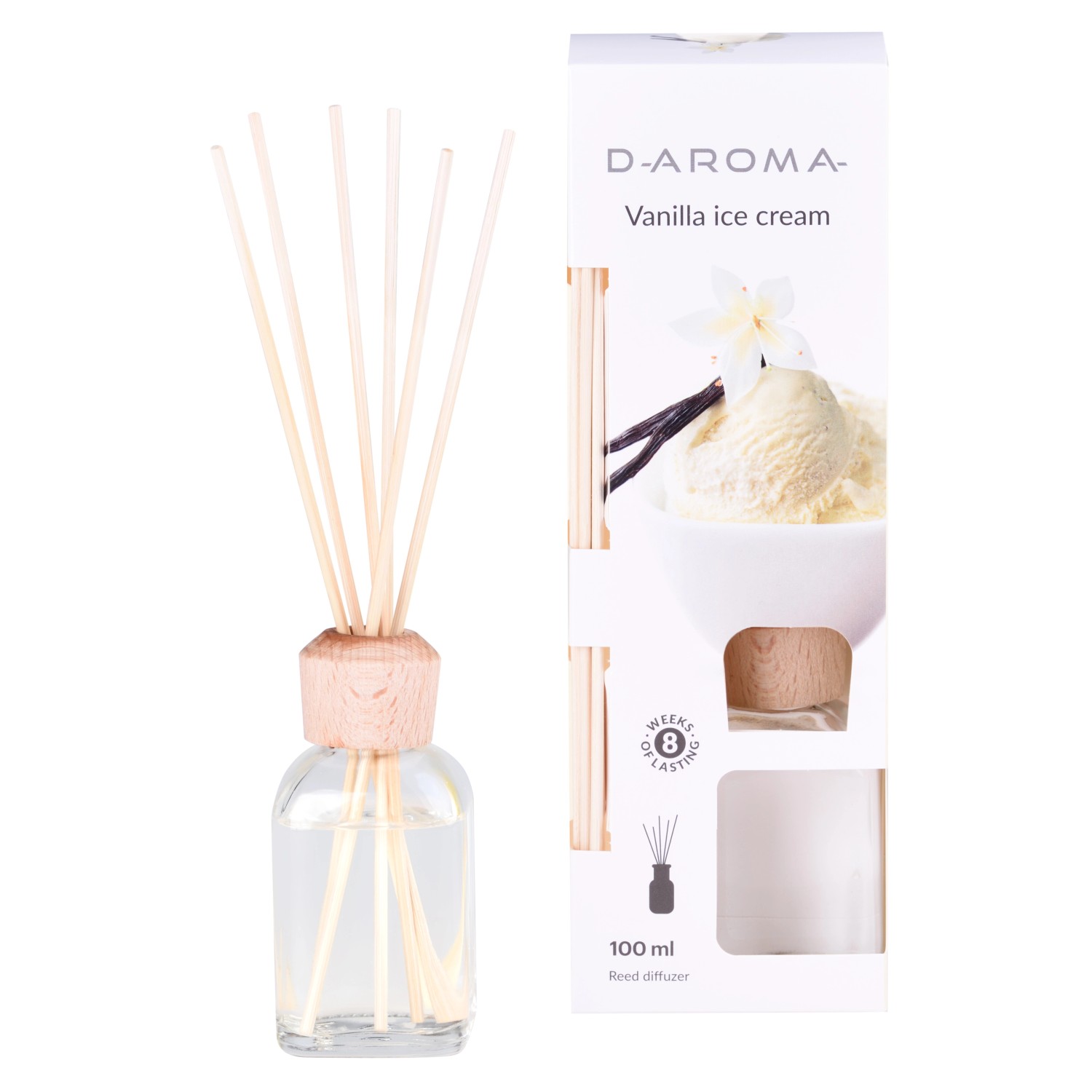 D-Aroma Vonná stébla vanilla, 100 ml