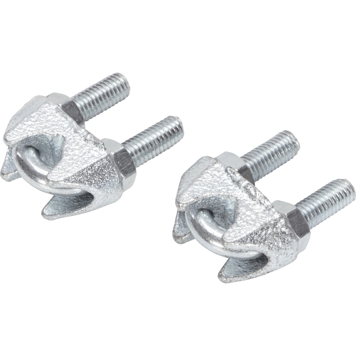 LUX Lanová svorka pozinkovaná ocel, 28 x 25 mm, 2 ks, pro lana o pr. 4-6 mm