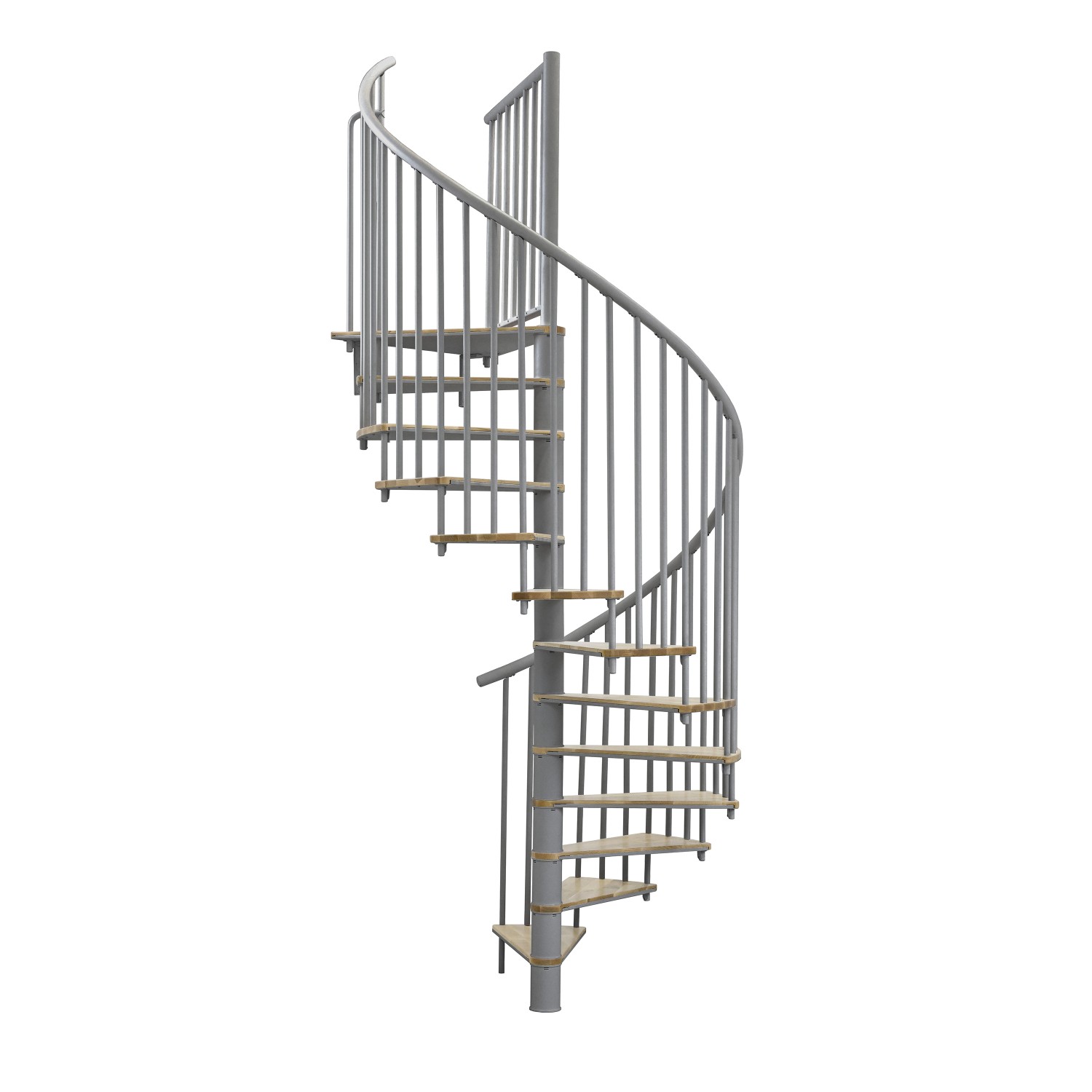 Minka STAIRS Kombinované točité schodiště Switch dub/šedá pr. 160 cm