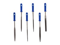 LUX-TOOLS Sada pilníků Classic 90 mm, 6dílná