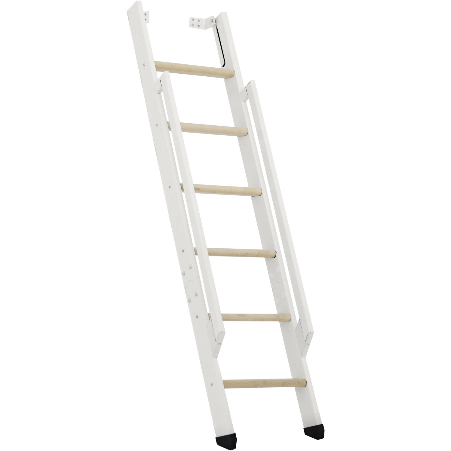 Minka STAIRS Přímé žebříkové schodiště Strong smrk/bílá, 6 schodů, 152 cm