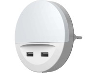 Ledvance LED noční světlo do zásuvky Lunetta USB White 13W 3lm 3000K