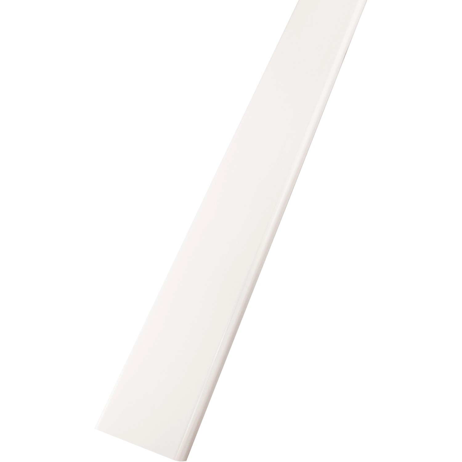 Fuchs Design Hliníkový zakonč.profil pro luxfery tl.8 cm, prášk.lak. bílý 2,5 m