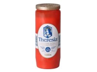 Bolsius Theresia Hřbitovní svíčka kompozitní 230g, červená