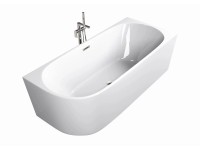 Sanotechnik Volně stojící vana ke zdi Porto G9033, 170 x 75 x 56 cm