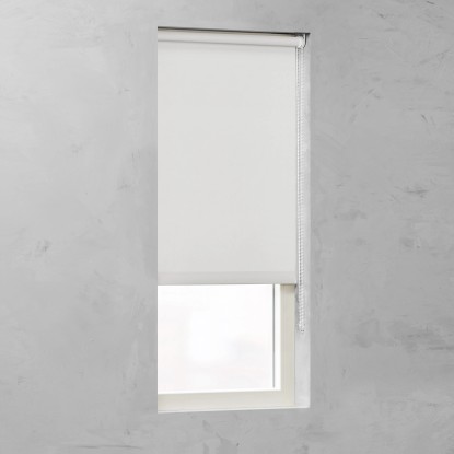 Cocoon Roleta bílá pr. 25 mm, 80 x 190 cm