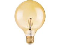 OSRAM LED žárovka 1906 Globe 55, E27, 6,5 W, 720 lm, 2400 K, jantarová