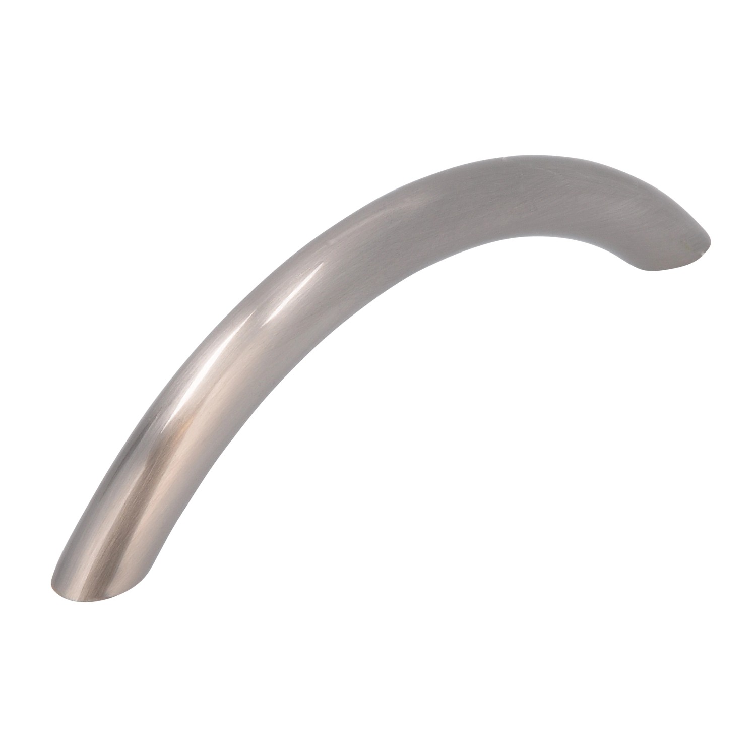 Siro Nábytkové úchytky 908 zakřivené, kov nerez. efekt 96 mm, 5 ks