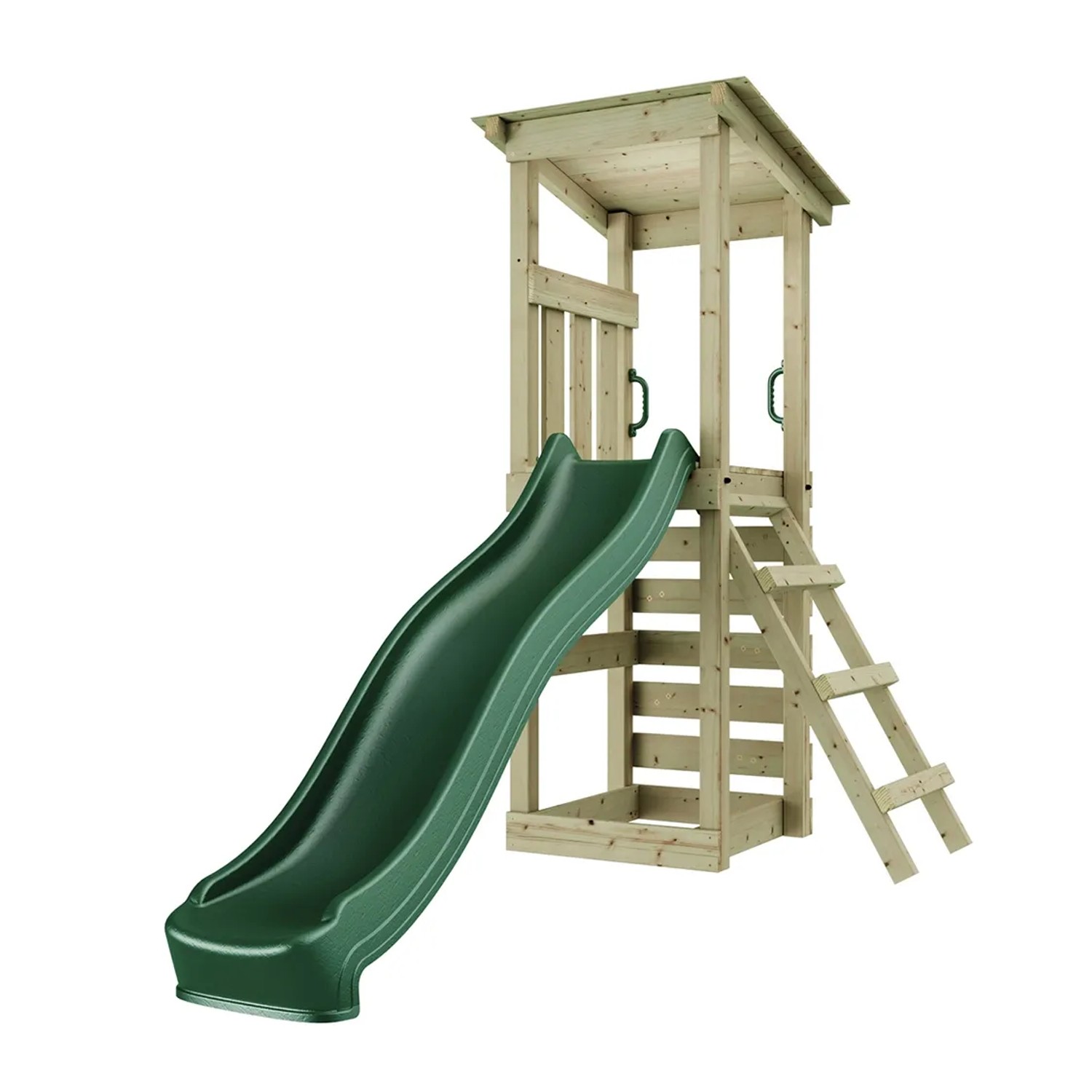 REBO Hrací věž Nizza, přírodní, 138,1 x 260,5 x 228,5 cm