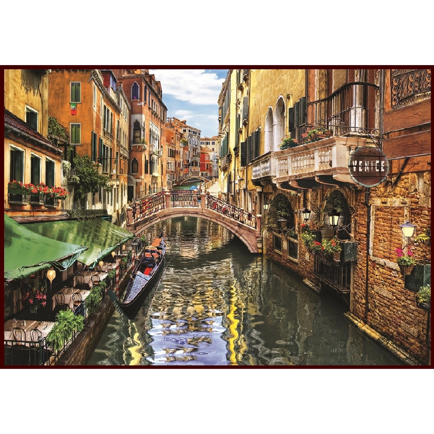 Bondecor Obraz Putframe Město 70 x 100 cm