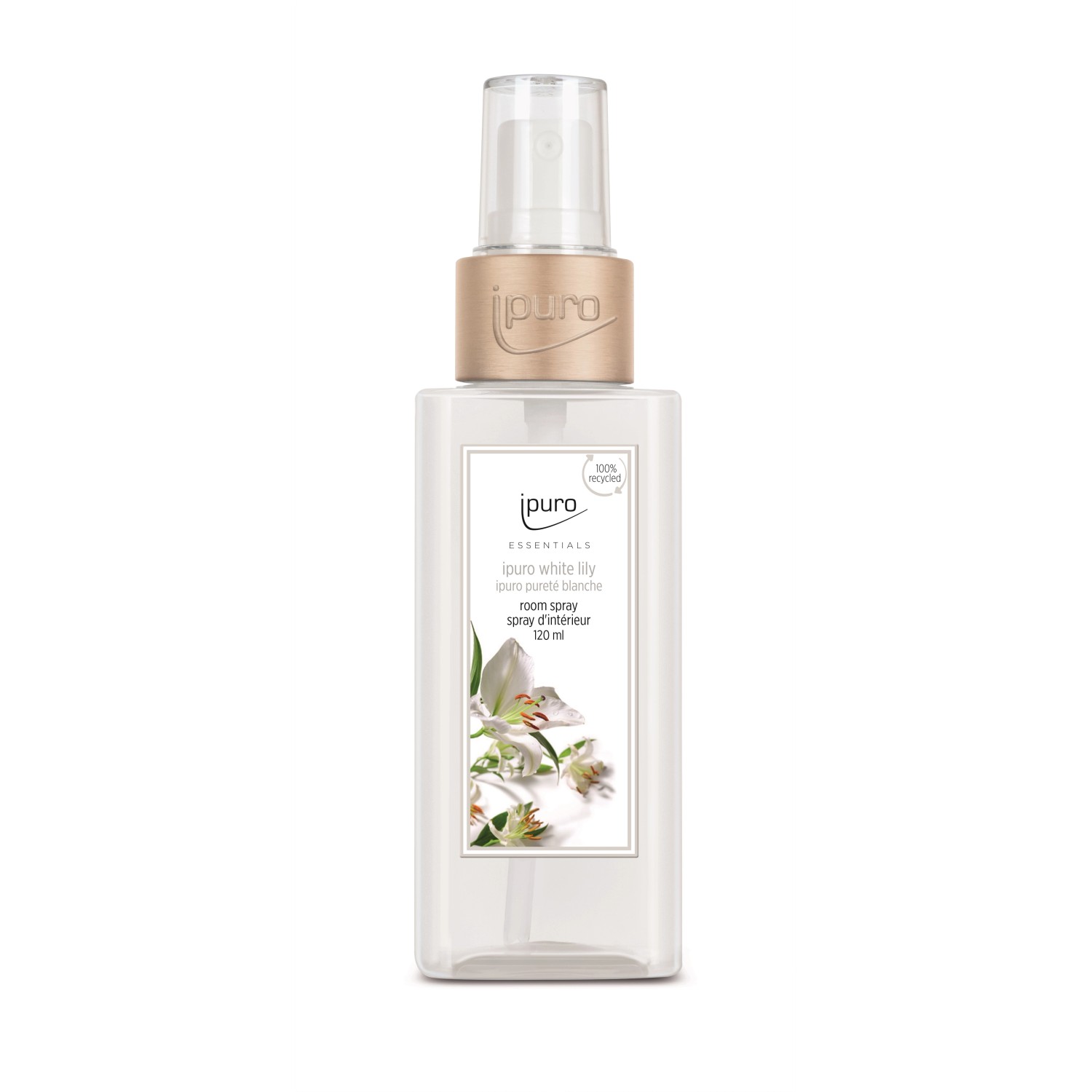 ipuro Essentials White Lily bytový sprej 120 ml