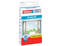 tesa Síť na suchý zip proti hmyzu STANDARD do oken, bílá, 110 x 130 cm