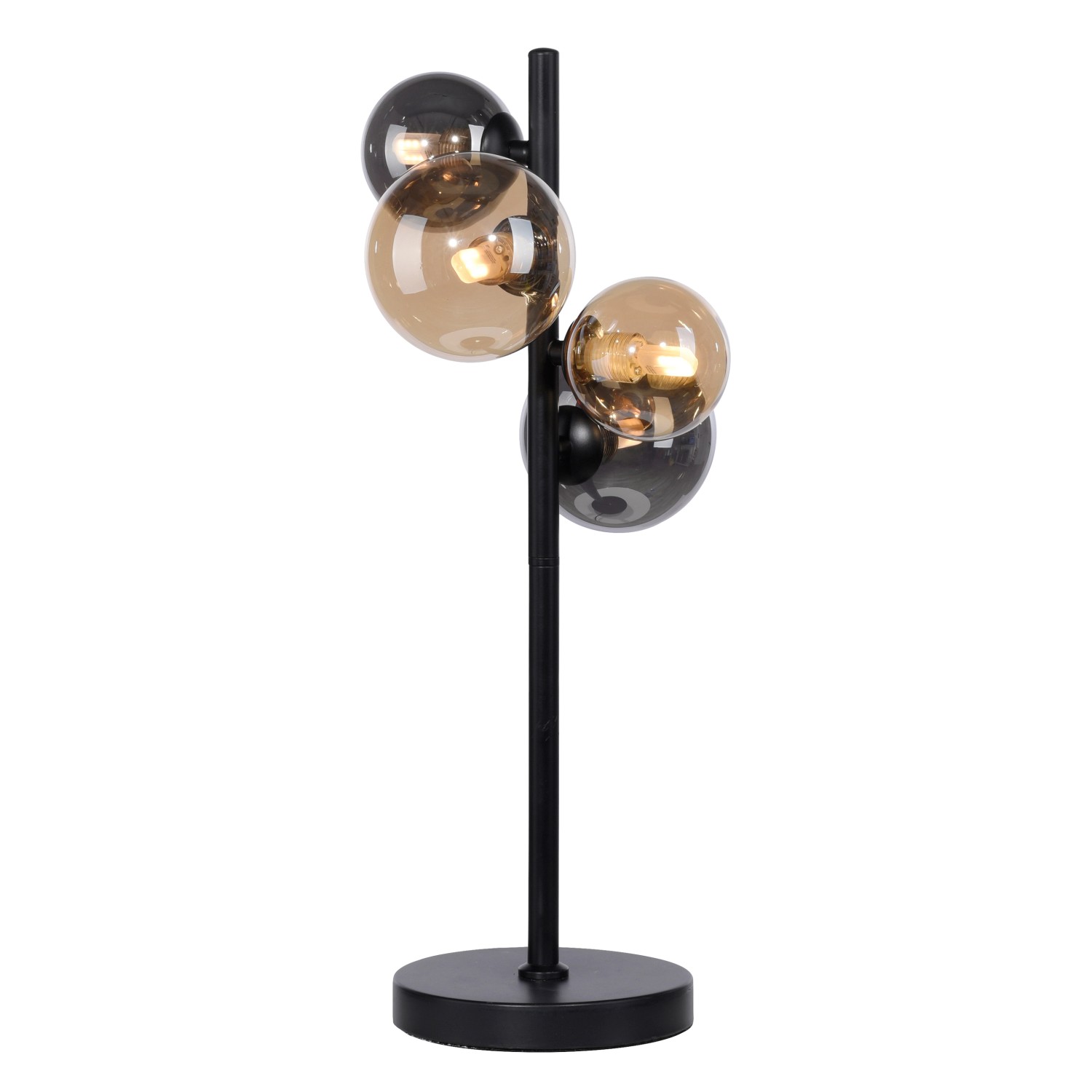 Paul Neuhaus Stolní lampa Popsicle 4bodová, černá, pr. 24 x 48 cm