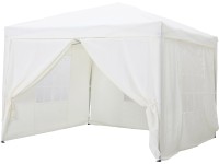 Skládací zahradní altán Pontino se 4 bočnicemi, krémová bílá, 293 x 293 x 261 cm Skládací zahradní altán Pontino se 4 bočnicemi, krémová bílá, 293 x 293 x 261 cm