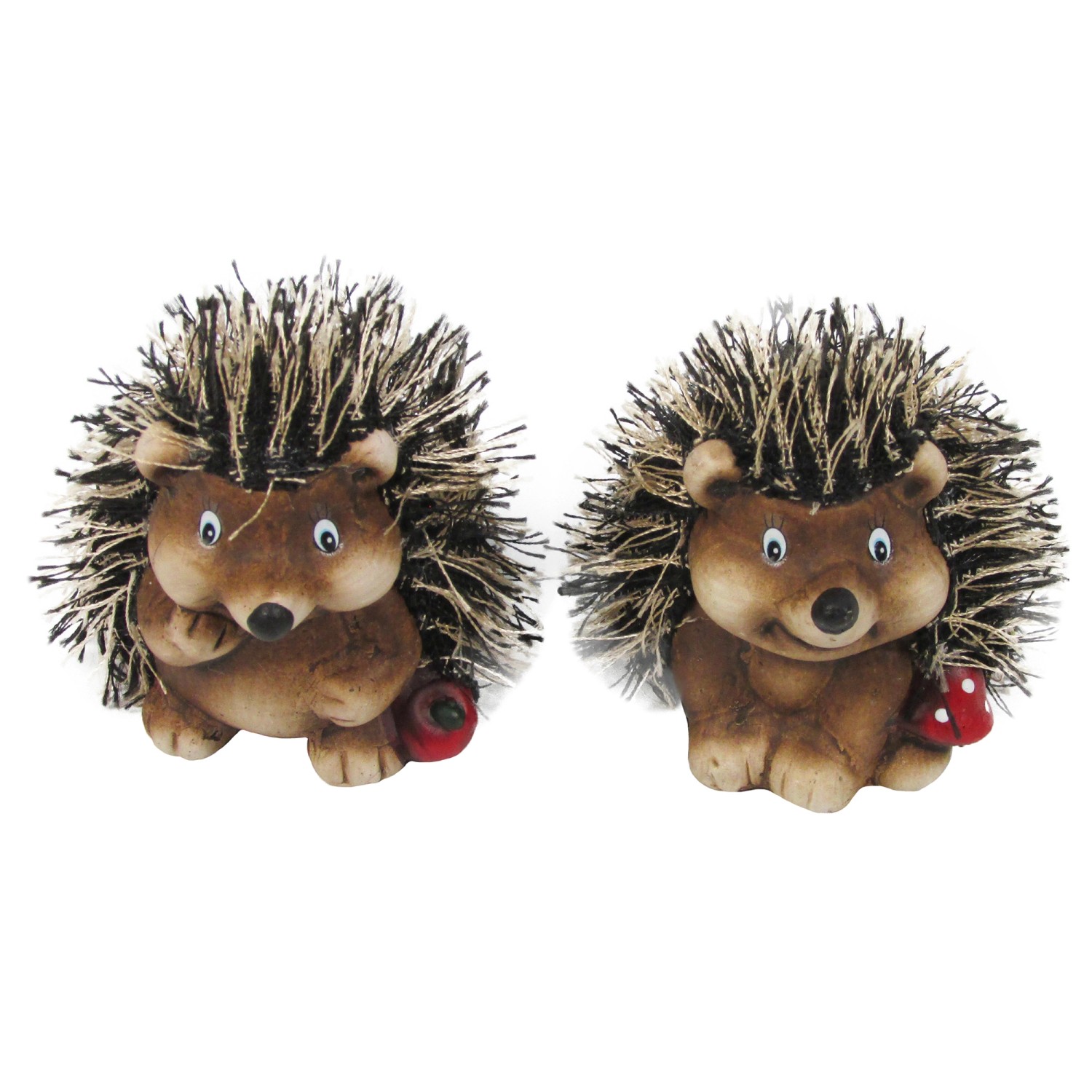 Podzimní stojací dekorace keramický ježek různé druhy 6-7 cm, 1 ks