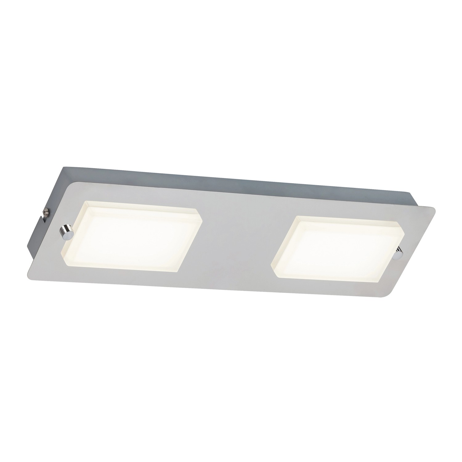 Rabalux Koupelnové svítidlo Ruben, IP44, 2x4,5 W, 2x387 lm, 4000 K, chrom