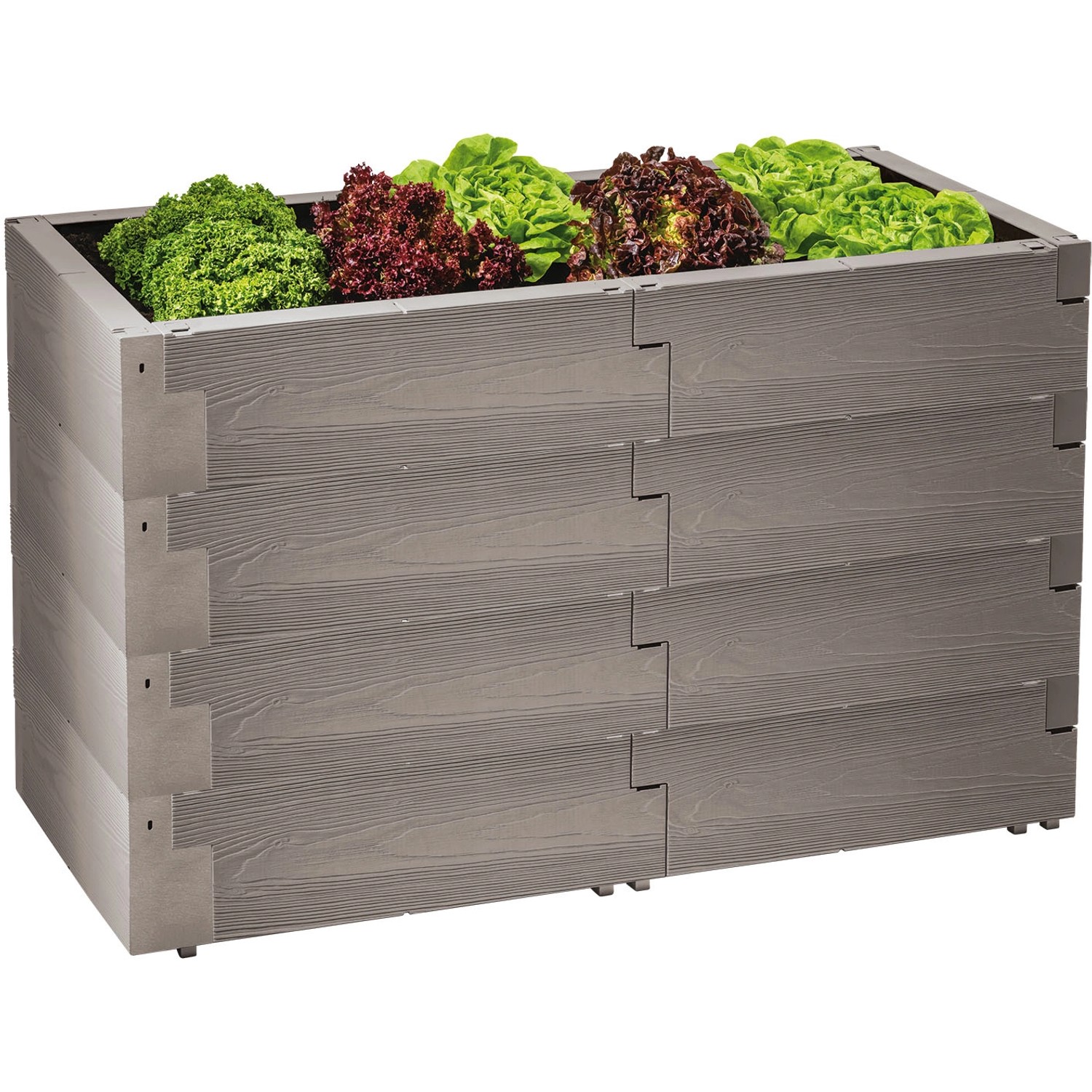 JUWEL Vyvýšený záhon Timber 4patrový 130 x 60 x 80 cm