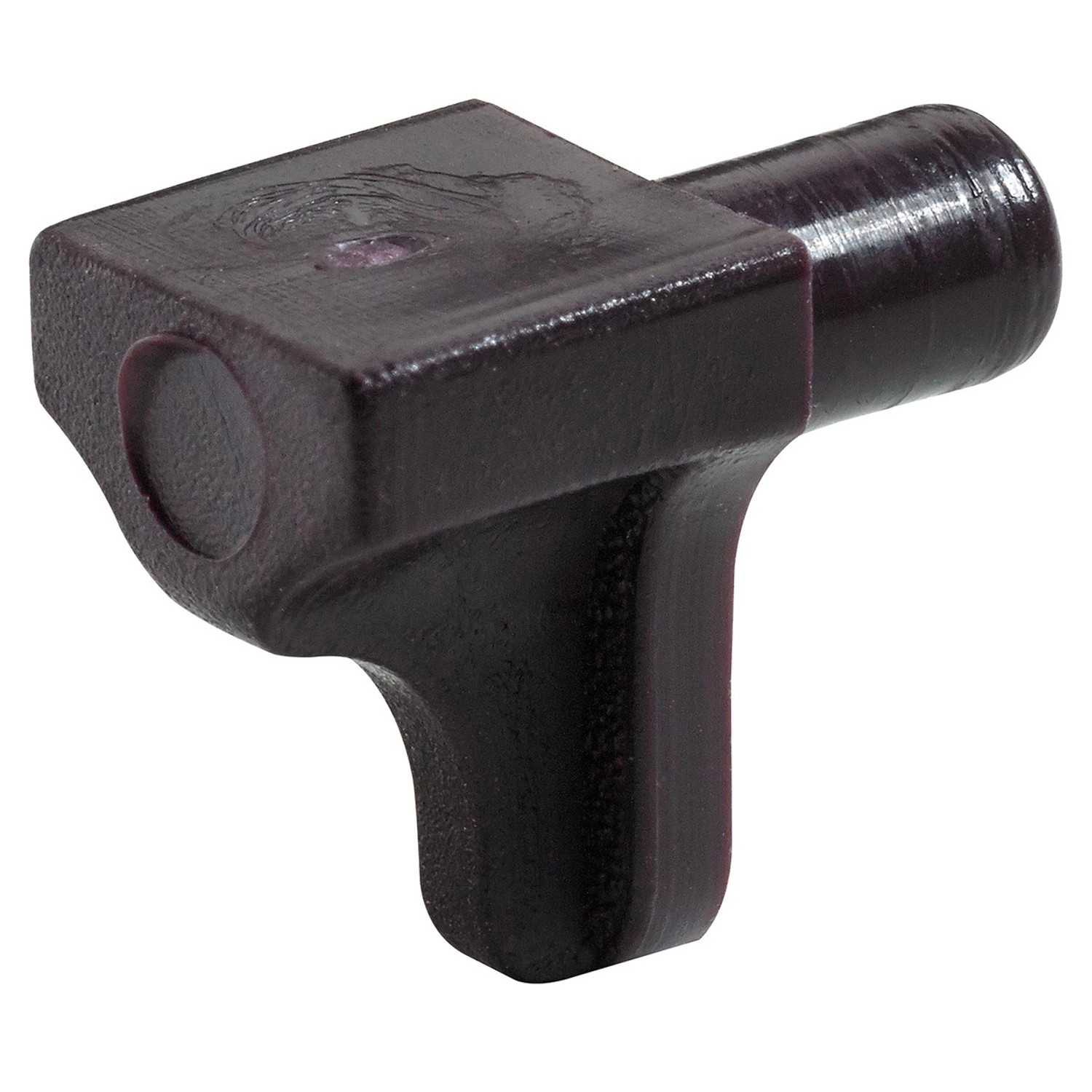 Hettich Podpěra polic v nábytku, hnědá, 20 ks, pr. 5 mm