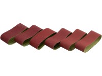 LUX-TOOLS Sada brusných pásů, 75 x 457 mm, 3dílná