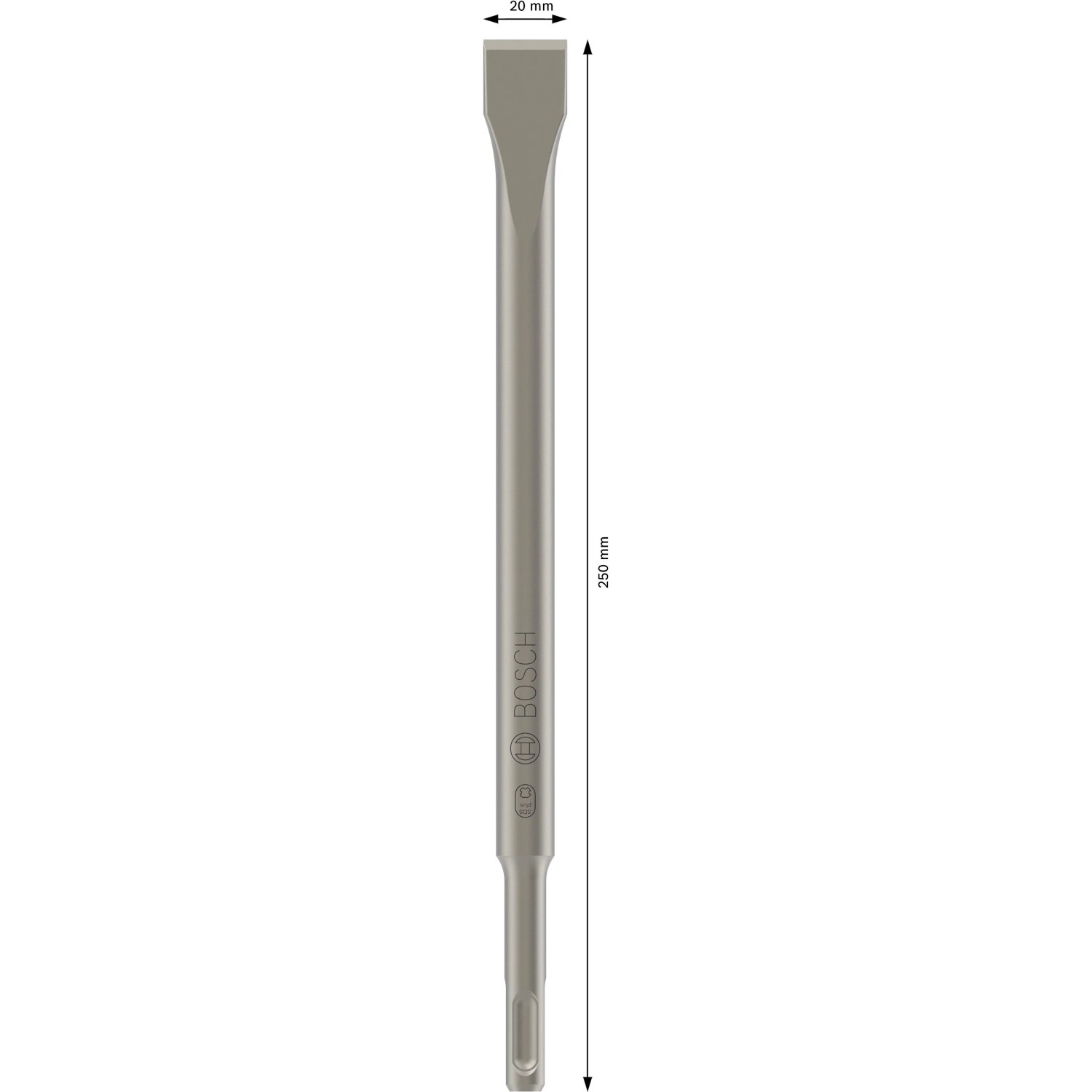 Bosch Plochý sekáč PRO SDS PLUS-4C 20 x 250 mm
