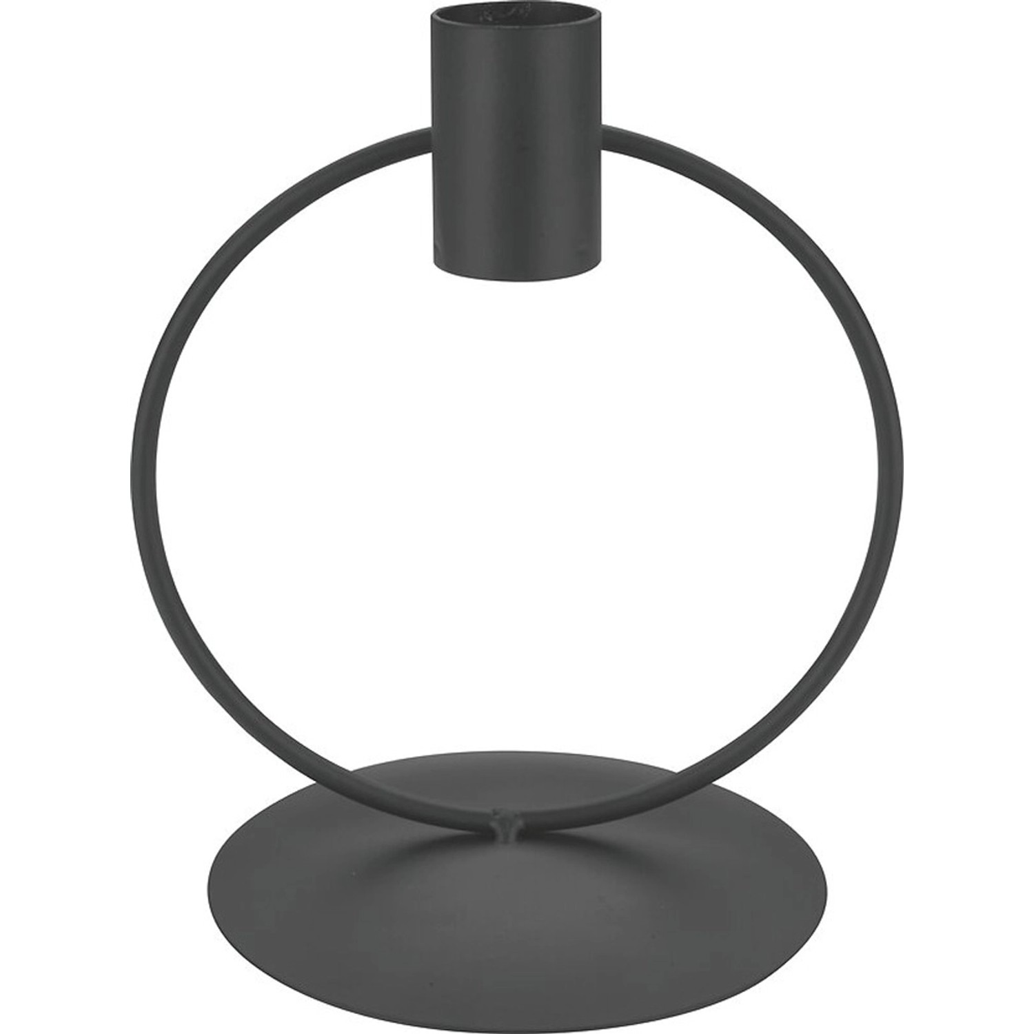 Svícen na svíčky Midnight Mystery kov, černý, 40 x 9 x 12 cm