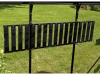 Vitavia Hliníkový regál odklápěcí černý 120 cm x 30 cm