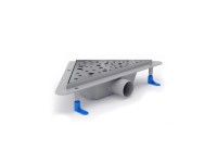 HOPA Odtokový žlab EDGEline s roštem DROPS, 275 x 75 x 475 mm, rohový HOPA Odtokový žlab EDGEline s roštem DROPS, 275 x 75 x 475 mm, rohový