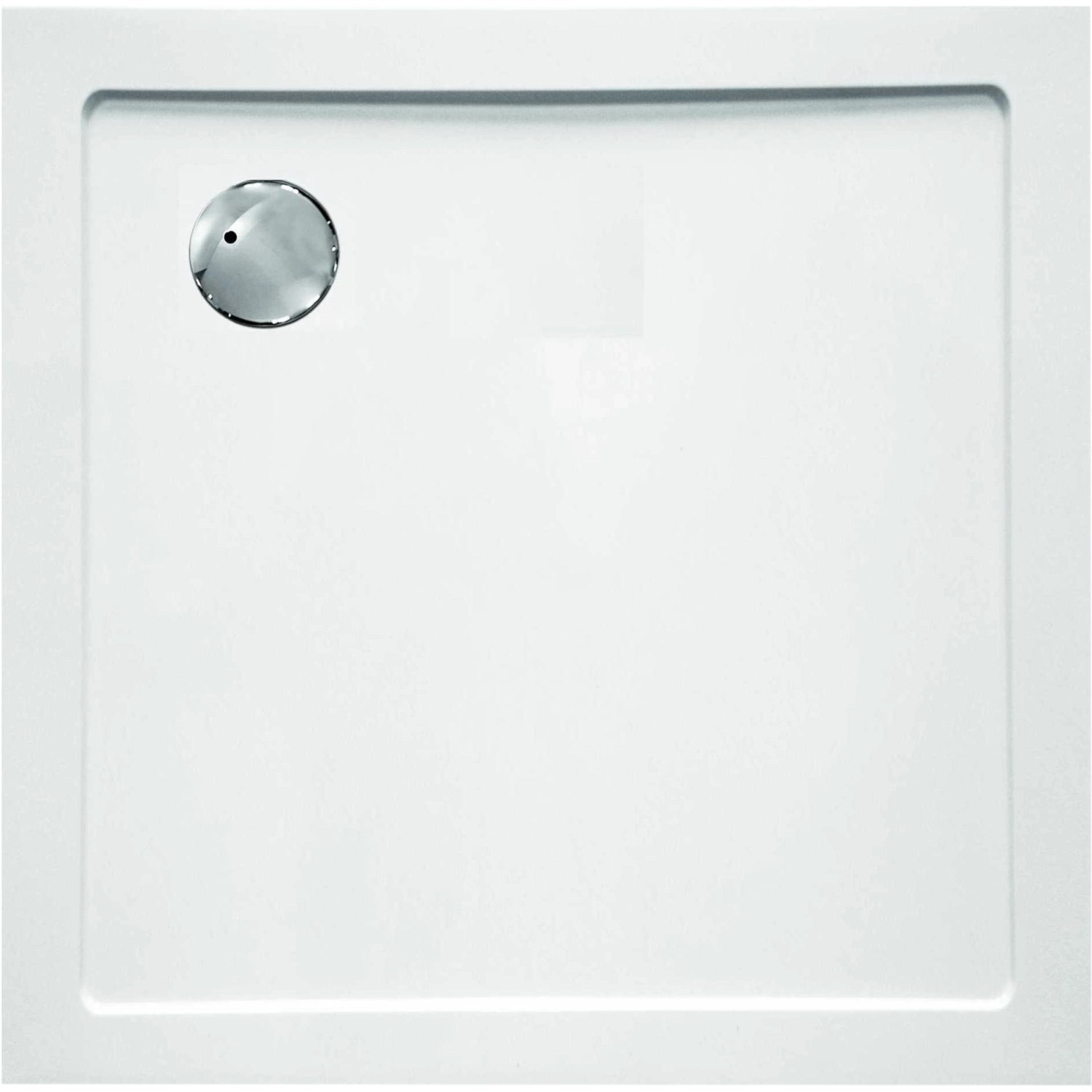 Sanotechnik Rohová sprchová vanička SMC SC9090S, čtverec, 90 x 90 x 3,5 cm