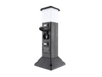 SOLIGHT Zahradní sloupek s LED světlem, 2 zásuvky, hranol, IP44, 8,5x8,5x40 cm SOLIGHT Zahradní sloupek s LED světlem, 2 zásuvky, hranol, IP44, 8,5x8,5x40 cm
