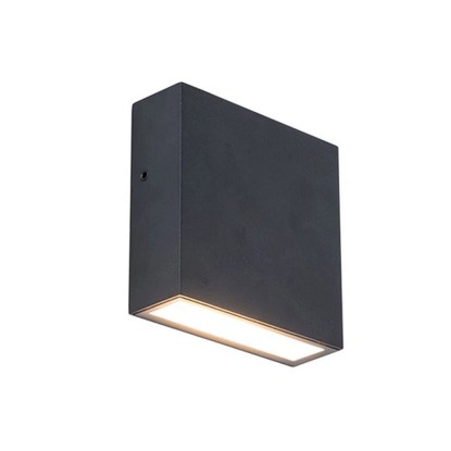LUTEC LED nást. svítidlo GEMINI FX černé mat. 9,5W 750lm 3000K IP54 38x110x110mm