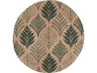 Koberec jutový přírodní/zelený, průměr 100 cm Koberec jutový přírodní/zelený, průměr 100 cm