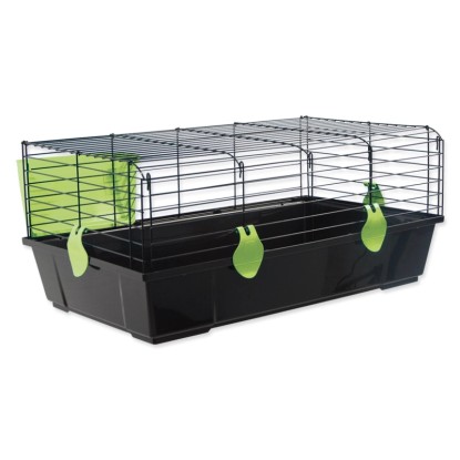 SMALL ANIMALS Klec pro králíky a morčata MICHAL černá/zelená 100 x 55 x 39 cm