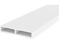 Splendoor Přechodová lišta dveří ThermoSpace na stěnu, bílá, š. 40 mm - metráž