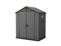 Keter Plastový zahradní domek Darwin 6x4, šedá, 190 x 121 x 221 cm
