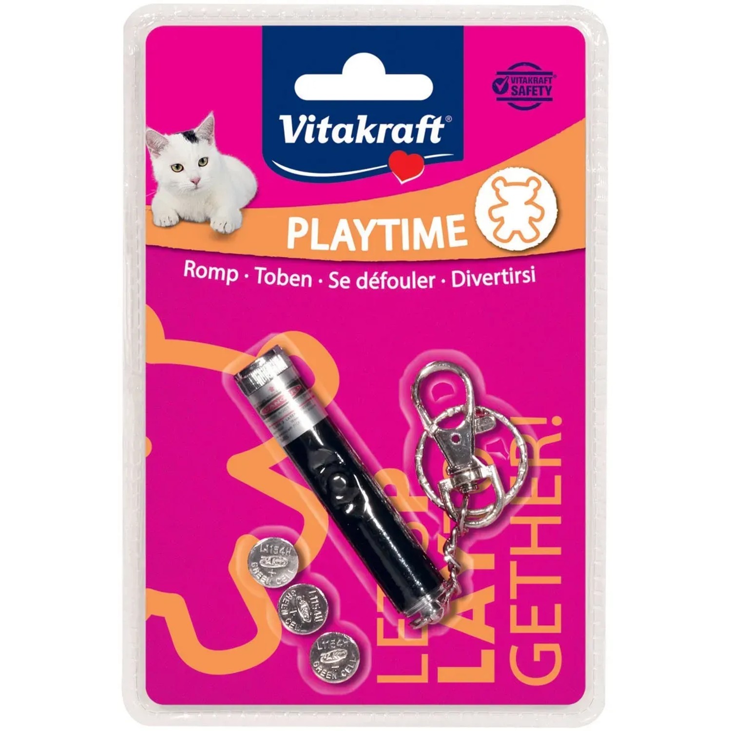 Vitakraft Hračka pro kočky Chyť světlo LED 8 cm