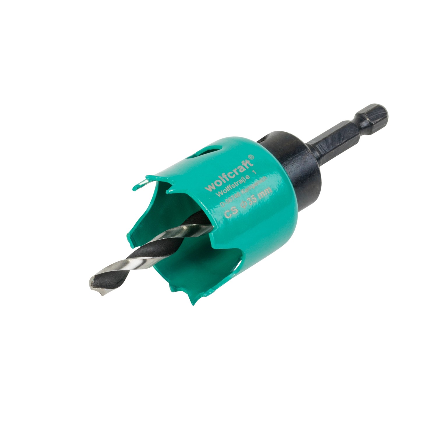 wolfcraft Děrovka z uhlíkové oceli, pr. 35 mm