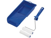 LUX-TOOLS Lazurovací sada na různé povrchy - 2 x váleček 10 cm, vanička 15 x 32 LUX-TOOLS Lazurovací sada na různé povrchy - 2 x váleček 10 cm, vanička 15 x 32
