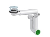 Cersanit Prostorově úsporný nábytkový sifon s chromovou zátkou (S904-016) Cersanit Prostorově úsporný nábytkový sifon s chromovou zátkou (S904-016)