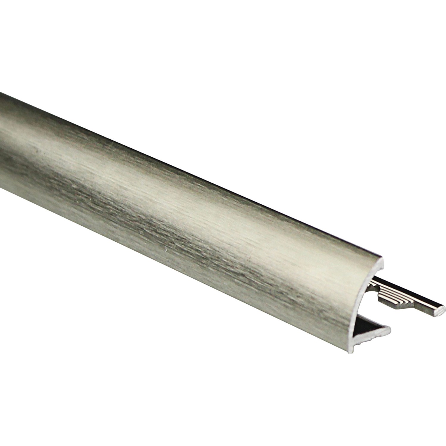 Arcansas Ochranný profil RONDALU alu titanový elox.kartáč. 12,5 x 24 x 1000 mm