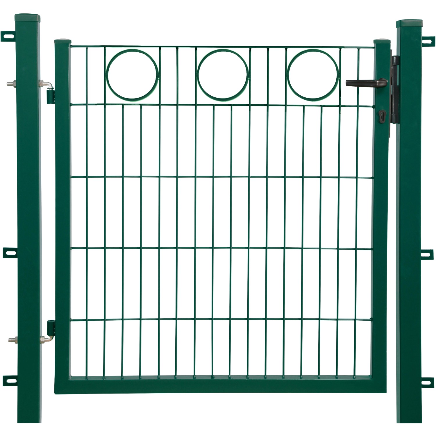 Floraworld Brána s dekorativním prvekem Kruh zelená 100 x 100 cm