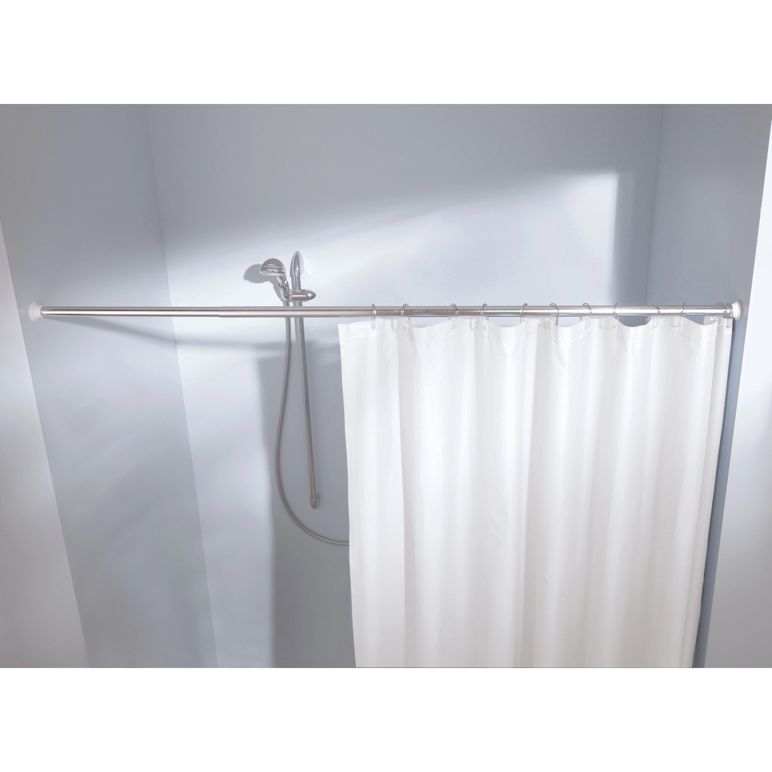 Kleine Wolke Nastavitelná sprchová tyč chrom, pr. 21 mm, 125-220 cm